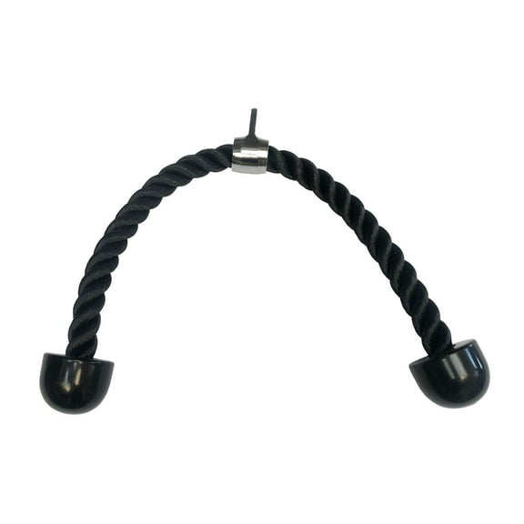Fitness First braided nylon rubber rope tricep extension attachment pull down