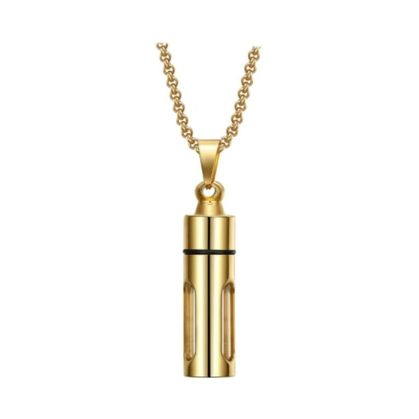 Collar con dije que se abre, joyería de cremación para mascotas, joyería conmemorativa, oro, plata