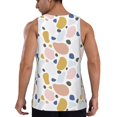 thumbnail image 6 of Rocae Geometric Spots for Men's Workout Tank Top Men's Running Tank Top Dry Fit Athletic Workout Tank TopsMedium, 6 of 9