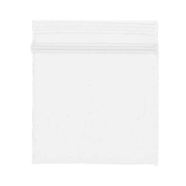 Bolsas de plástico reutilizables, 4.5 Mil 1" x 1" Bolsas de almacenamiento transparentes para joyería 200 Pcs