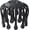 Black, variant on MigraEase Electric Scalp Massager, 20 Node 360° Octopus Head Massager with Smart 15-Min Timer, 5 Massage Modes, Rechargeable Cordless Head Massager for Stress Relief & Relaxation