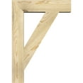 thumbnail image 3 of Ekena Millwork 4"W x 20"D x 28"H Traditional Block Rough Sawn Bracket, Douglas Fir, 3 of 25