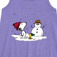thumbnail image 2 of Peanuts - Snoopy Woodstock Snowman - Toddler & Youth Girls A-line Dress, 2 of 5