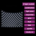 thumbnail image 6 of vidaXL Christmas Net Light with 8 Modes Xmas Trees Light Outdoor LED Lights, 6 of 28