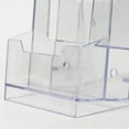 Practical Clear Card Literature Brochure Holder Display Stands TriFold