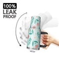 thumbnail image 3 of 40oz Pioneer Flower Floral Print Pattern Insulated Tumbler with Handle, BPA-Free Leak Proof Lid and Straws, Double Wall Vacuum, Hot 12h/Cold 34h, 3 of 6