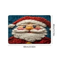 thumbnail image 3 of Christmas Door Mat – Woven Polyester Holiday Entrance Mat, 23.6 in x 15.7 in, Non-Slip Backing, Multicolor Festive Design, 3 of 6