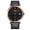2 rose gold black, variant on GUANQIN Men Vintage Calendar Analog Automatic Self Winding Mechanical Wrist Watch with Stainless Steel Case and Leather Strap Sapphire Mirror