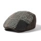 thumbnail image 1 of Gorra plana en forma de pata de gallo con estampado de patchwork Gatsby Newsboy para hombre, 1 of 3
