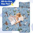 thumbnail image 4 of Light Blue Baseball Players Pattern Toddler Nap Mats for Kids Preschool,Sleeping Mat Bag or Kids,Toddler Sleeping Bag,Toddler Nap Mat or Daycare, 4 of 6