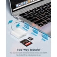 thumbnail image 3 of Lector de tarjetas SD USB-C de doble ranura para SD y MicroSD YOFEEPOP, 3 of 7