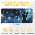 thumbnail image 2 of Extended Gaming Mouse Pad, 35.4"x15.7" Starry Night Cat Desk Mat for Keyboard and Mouse, Non-Slip Water-Resistant, 2 of 7