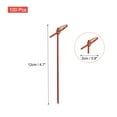 thumbnail image 2 of Uxcell 100Pcs Palillos de cóctel de bambú natural con nudo para bebidas, alimentos y frutas, rojo, 2 of 6