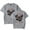 Grey, variant on Hunxho One Night Only Tour 2024 TShirt Merch Unisex Trend Casual Short Sleeve Top