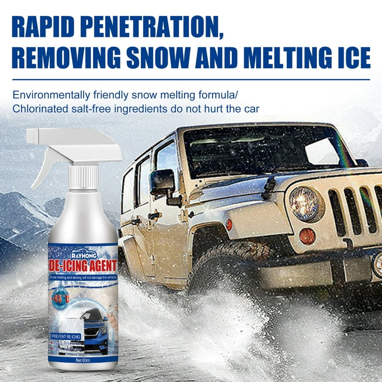 Rayhong Car De-icing Agent Winter De Icer Windshield Spray Deicing  Defroster Ice Remover Spray Fast