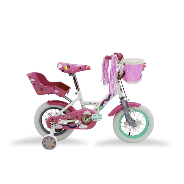 Bicicleta Infantil Rodada 12 1Velocidad Unicornio Sparkly Pintarela Urbana
