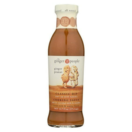 The Ginger People Ginger Sauce - Peanut - pack of 12 - 12.7 Fl (The Best Peanut Sauce)