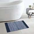 thumbnail image 4 of Mineral Spring Grenoble Polyester Tufted Bath Rug, Graphite Blue, 17" x 24", 4 of 6