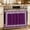 Purple, variant on Oven Skirt Curtain for Kitchen 24x32 Inch, Dark Blue Greek Key Oven Curtain with 8 Ribbon Ties & Ruffle Trim, Stove Skirt Curtain Dishwasher for Cabinets Sinks Geometric Greece Ancient Farmhouse Geo