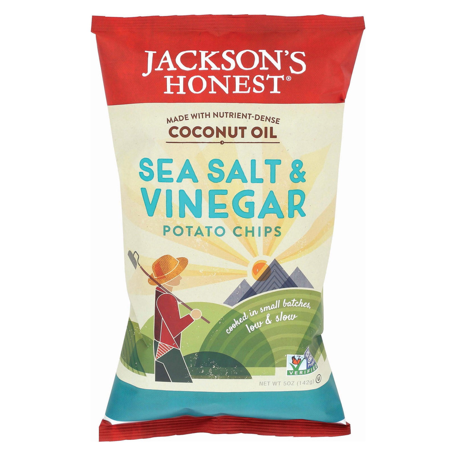 Potato ChipsWith Coconut Oil Sea Salt & Vinegar 5 oz Bags
