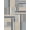 Beige Blue Grey, Pattern 1, variant on ODIKA 8'x10' Washable Area Rug Colorblock With Striped Modern Mosaic Color Field Design Abstract Flowing for King Size Bedroom Under Bed, Master Suite, Non-Shedding, Easy Care