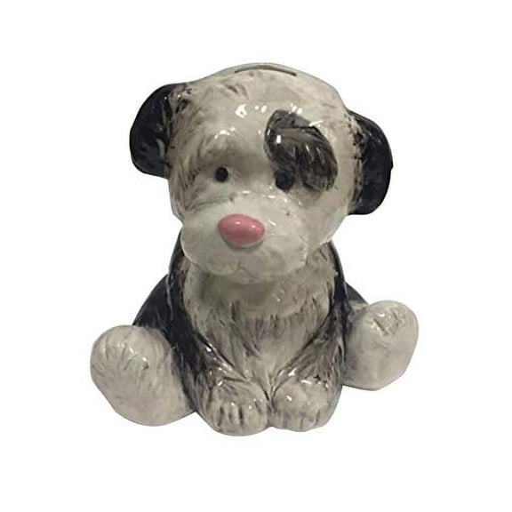 Blue Sky Ceramics Dog Bank, Multi