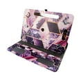 thumbnail image 3 of Purple Marble for Winnovo ZONKO 7-inch Tablet Case Universal Android Cases 360 Rotating Folio Stand Protector Pu Leather Cover Travel e-reader Card Cash Slots Multiple Viewing Angles, 3 of 5