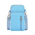 thumbnail image 1 of Factory Direct Crossbody Mobile Phone Bag Vertical Fabric Mini Small Bag Wrist Arm Mobile Phone Bag Three-Layer Coin Wallet, 1 of 7
