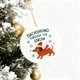 thumbnail image 4 of Adorno navideño de animales del bosque de 8 cm | Colgante acrílico para guirnalda navideña | Regalo festivo para amantes de la naturaleza, 4 of 5