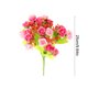 thumbnail image 3 of Ramo decorativo de rosas artificiales en múltiples colores, 25 cm, arreglo floral de plástico para bodas, decoración del hogar, regalos y ocasiones especiales., 3 of 6