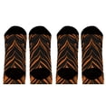 thumbnail image 3 of ThisWear Wild Animal Gifts Tiger Print Socks Tiger Apparel Animal Print Socks 2-Pairs Novelty Crew Socks, 3 of 5