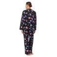 thumbnail image 4 of Aria Women’s 100% Cotton Flannel Notch Collar Pajama Set, Sizes XS-3X, 4 of 6