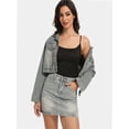 thumbnail image 4 of Women's Cropped Cami Top - Scoop Neck Tank Top with Adjustable Straps, Sleeveless Crop Shirt, 4 of 4