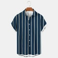 thumbnail image 2 of KyCheLot Men's Casual Beach Shirt Lightweight Button down Print Short Sleeve Blouse Summer Tops for Men, 2 of 5