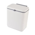 thumbnail image 2 of jifeng Hanging Trash Bin with Inner Bucket Garbage Can Kitchen Waste Basket Stylish Beige, 2 of 9