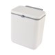 thumbnail image 2 of Cubo de basura colgante para cocina, cesto para residuos de cocina, cubo de basura Beige, 2 of 9