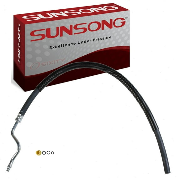 Sunsong Gear To Cooler Power Steering Return Line Hose compatible with Ford F-150 2004-2008