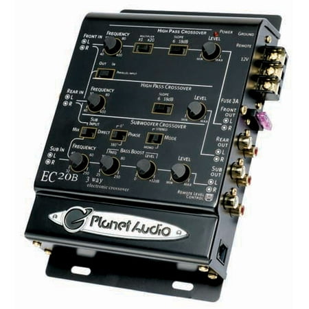 Planet Audio EC20B 3-Way Electronic Crossover (Best Car Audio Crossover)