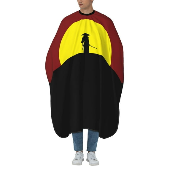 ZICANCN Hair Cutting Cape for Adults, Ancient Warrior Cape Salon Barber Cape for Hair Stylist Shampoo Capes Waterproof 55x66 IN