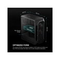 thumbnail image 5 of Rosewill ATX Mid Tower Gaming Computer PC Case Tempered Glass, Built-in 4X 120mm PWM Fans, Front Airflow Mesh, Up to 6 x120mm Fans, 340mm GPU/VGA, 360mm AIO/Radiator, 160mm CPU Cooler, 5 of 7