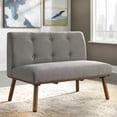 thumbnail image 2 of Simple Living  Playmate Loveseat Grey Fabric, MDF Transitional, Modern & Contemporary, 2 of 5