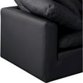 thumbnail image 5 of Meridian Furniture Indulge 70" Vegan Leather Modular Sofa in Black, 5 of 9