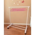 thumbnail image 2 of Boottique- The Boot Hanger Company Child Garment Rack- Kids Closet Organizer- with 10 Children's Velvet Hangers (Rack with 10 Black Velvet Hangers), 2 of 5