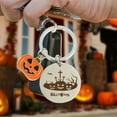 thumbnail image 2 of Halloween Stainless Steel Pumpkin Ghost Keychain, Small And Exquisite Holiday Decorative Objects, 2 of 6