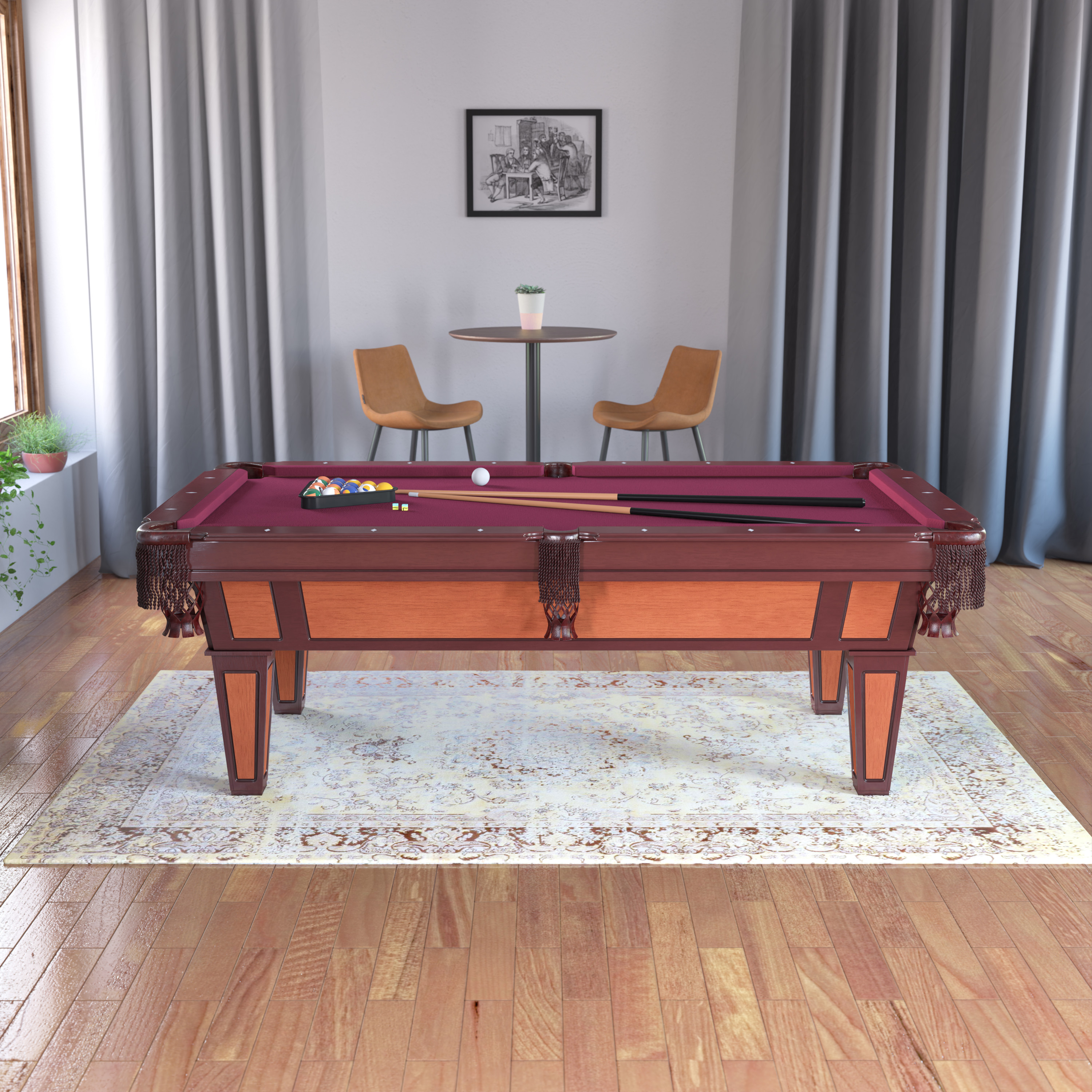 Fat Cat Reno 7.5' Pool Table with Pool Cues and Accessories - image 8 of 13