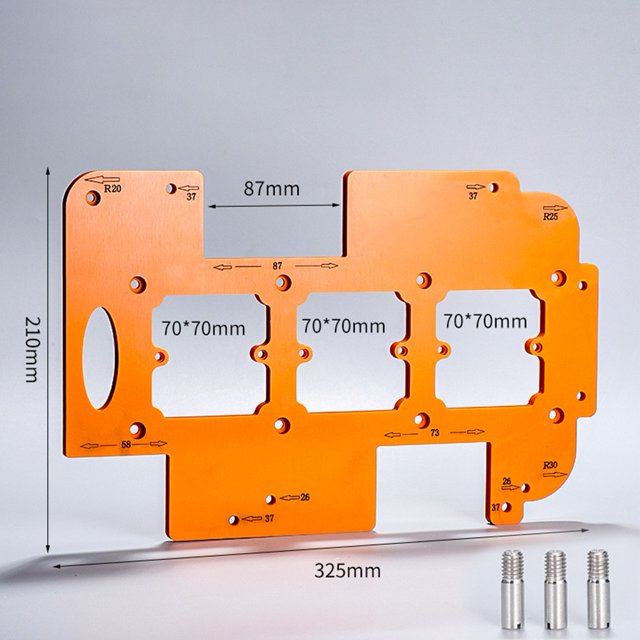 Precision Woodworking Hole Punch for Mold: 3-In-1 Template for Perfect Cuts! A