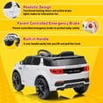 thumbnail image 4 of Electric Kids Luxury Range Toy, 12 V Battery, Remote Control, Ages 3-8 Years, White, 4 of 5