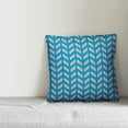 thumbnail image 2 of Creative Products Tire Track Pattern in Blue 18x18 Spun Poly Pillow, 2 of 2