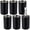 Black, variant on 6 Pack Wine Chiller Bucket Wine Bottles Cooler Bulk, Stainless Steel Double Wall Insulated Champagne Ice Bucket for Parties,Fits for 750 ml Bottles (Copper)