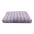 thumbnail image 3 of Butterfly Pet House, Wings in the Shades of Purple with Spotty Grunge Camo Style, Outdoor & Indoor Portable Dog Kennel with Pillow and Cover, 5 Sizes, Lavender Lilac Violet, by Ambesonne, 3 of 4